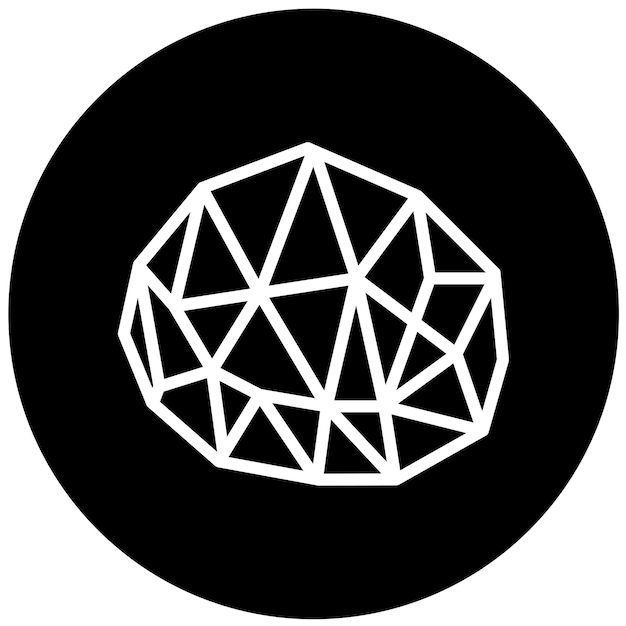 Vector vector design geodesic dome icon style