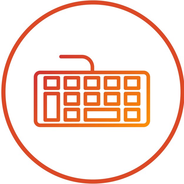 Vector vector design input device icon style