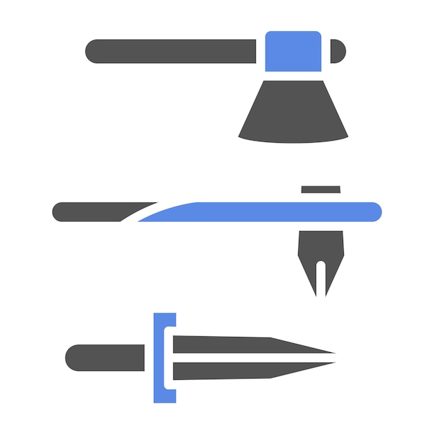 Vector vector design iron age icon style