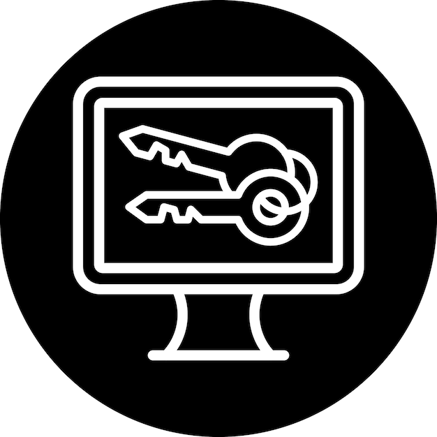 Vector vector design key icon style