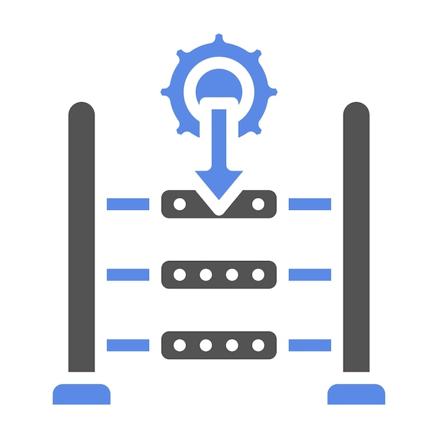 Vector vector design legacy loom icon style