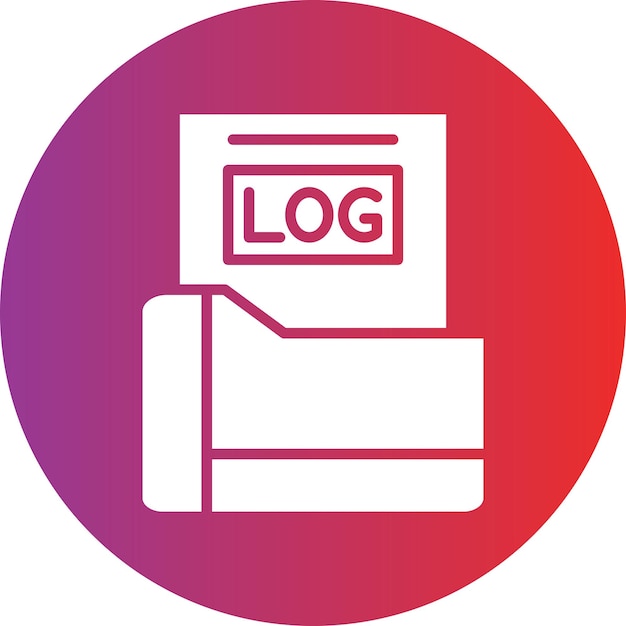 Vector vector design logs icon style