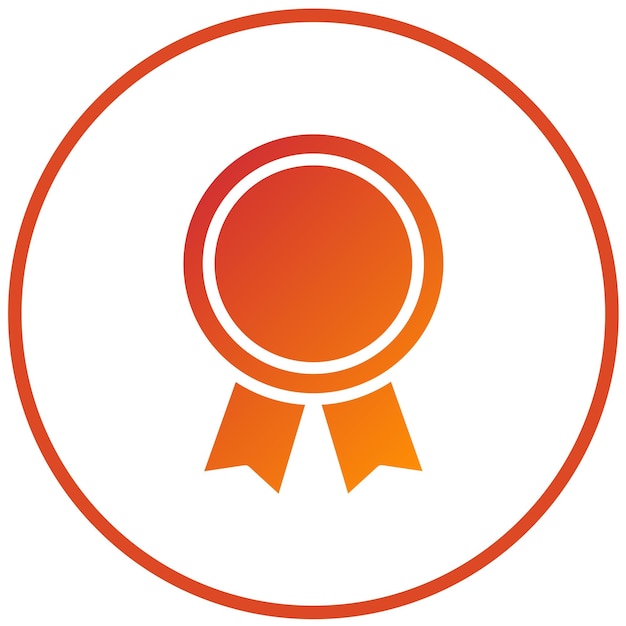 Vector vector design medal icon style