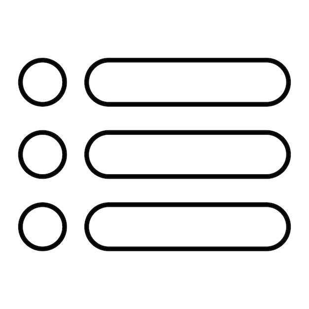 Vector vector design menu icon style