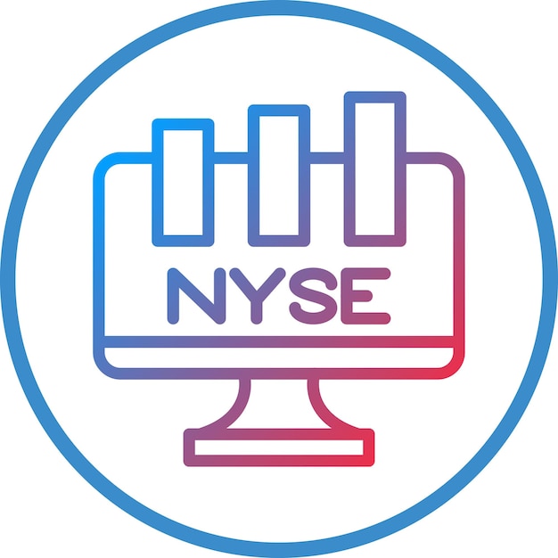 Vector vector design nyse icon style