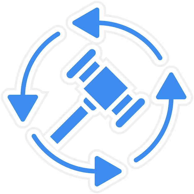 Vector vector design reserve bid auction icon style