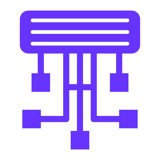 Vector vector design sitemap icon style
