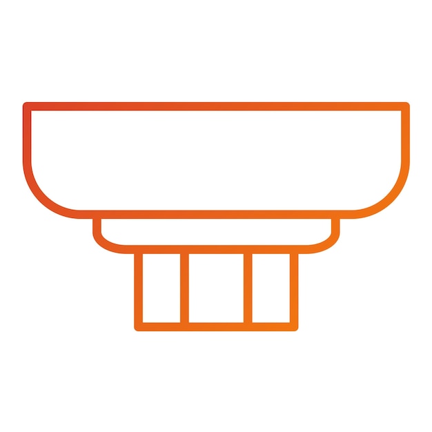 Vector vector design smoke detector icon style