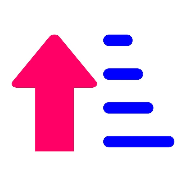 Vector vector design sort icon style