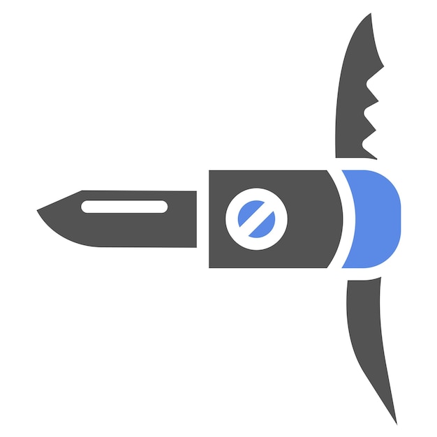 Vector vector design swiss armyknife icon style
