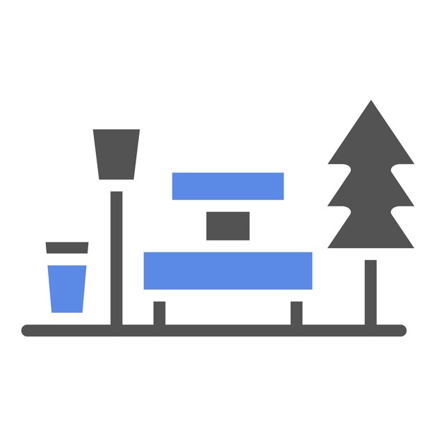 Vector vector design terrain park icon style