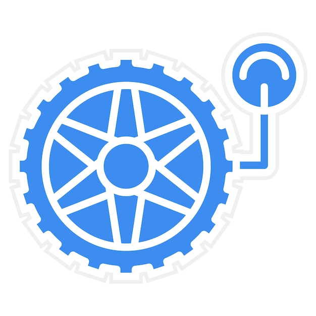 Vector vector design tire maintenance icon style
