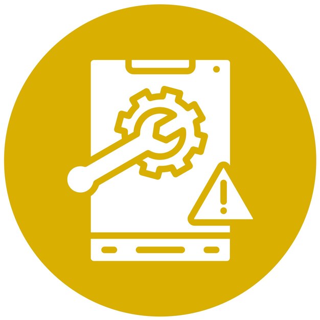 Vector vector design troubleshoot icon style