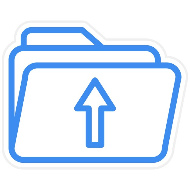 Vector vector design upload icon style