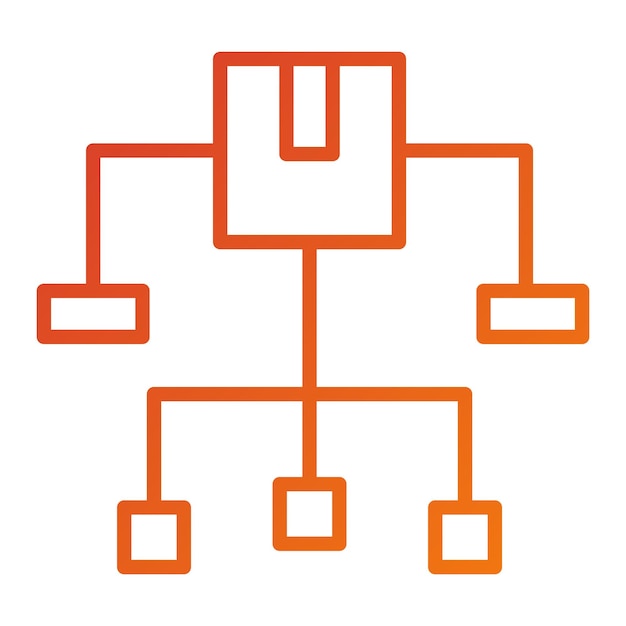 Vector vector design workflow icon style