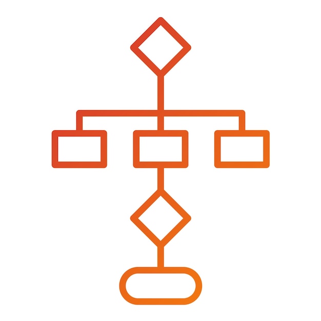 Vector vector design workflow icon style