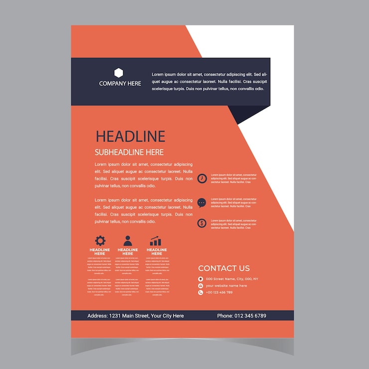 Vector vector eco flyer poster brochure magazine cover template modern green leaf environment design