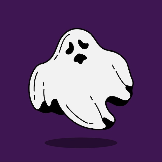 Vector vector ghost expression mascot vector illustration