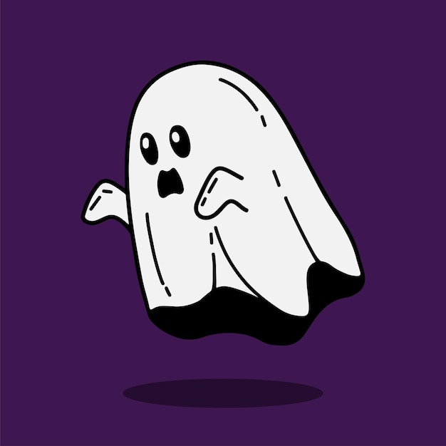 Vector vector ghost expression mascot vector illustration