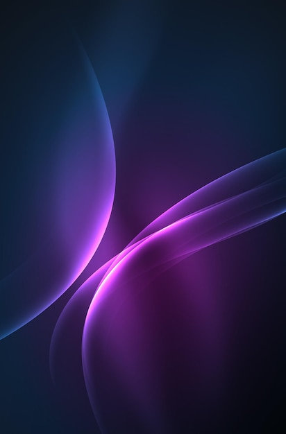 Vector vector glowing wave smoke