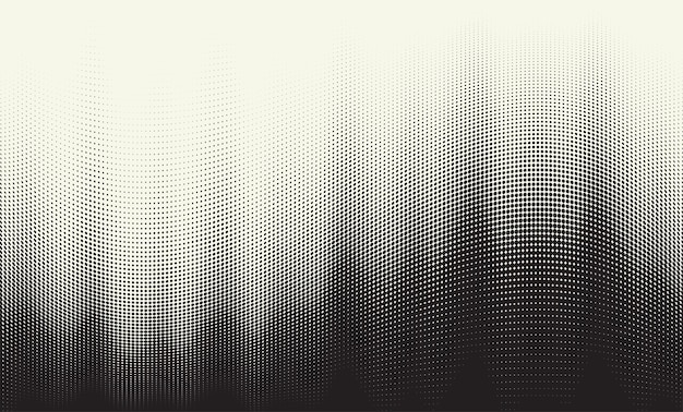 Vector vector halftone tonal fade abstract vector background halftone pattern with smooth black and white