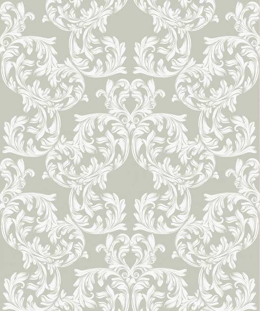 Vector vector handmade ornament. baroque decor background textures