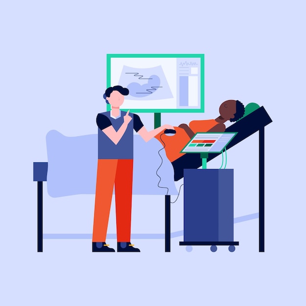 Vector vector health access equality illustration