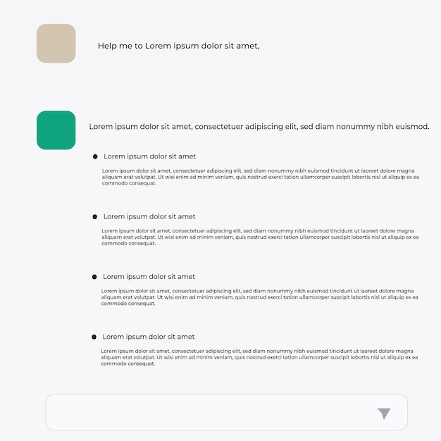 Vector vector illustration chat interactive interface.