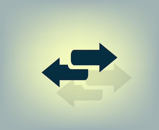 Vector vector illustration on a gray background with a gradient