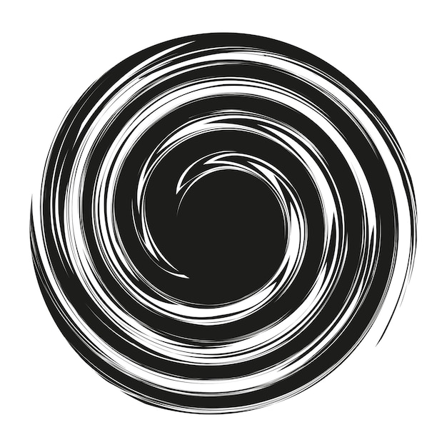 Vector vector illustration of hypnotic circular whirlpool