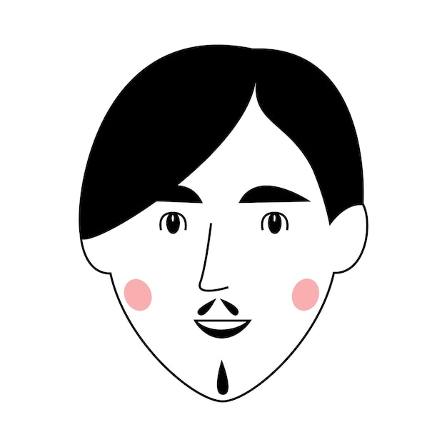 Vector vector illustration of two pea pods with peas inside