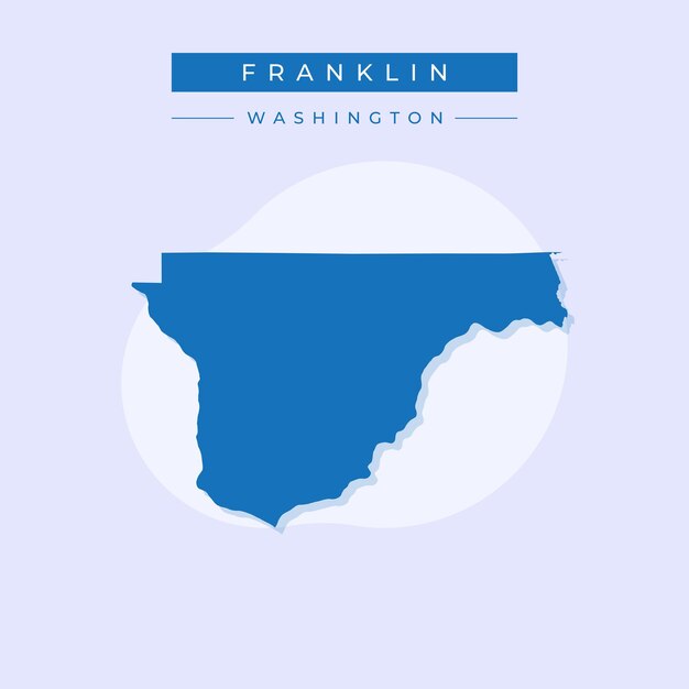 Vector vector illustration vector of franklin map washington