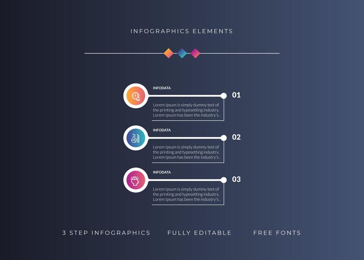 Vector infographics template for the chart diagram web design presentation workflow layout