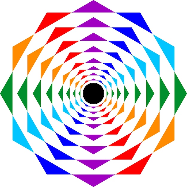 Vector vector object abstract with geometric illustration