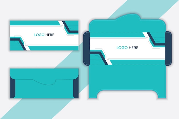 Vector vector paper envelope templates for your project design