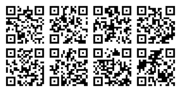 Vector vector qr code