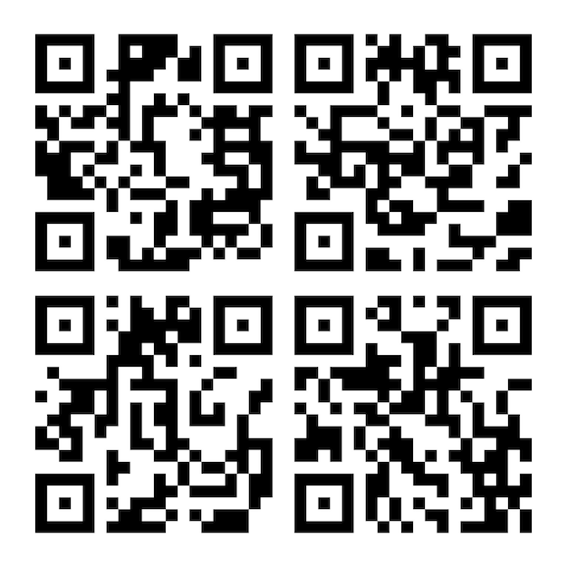Vector vector qr code