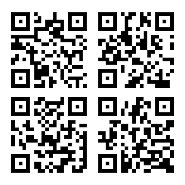 Vector vector qr code