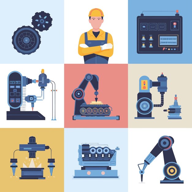 Vector vector safety gear machines work gear system precision gear system artificial intelligent control