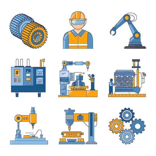 Vector vector safety gear machines work gear system precision gear system artificial intelligent control