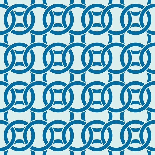 Vector vector seamless pattern, graphic geometric wrapping paper made using netting circles. abstract backdrop created with interweave lines and circles can be used in textile and web designs