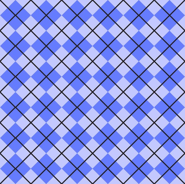 Vector vector seamless pattern of square plaid check
