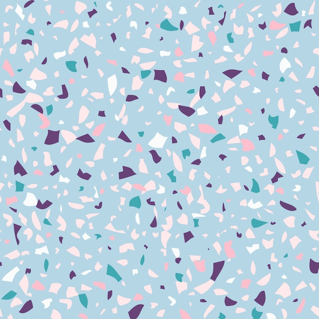 Vector vector seamless terrazzo pattern