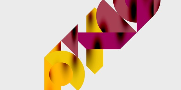 Vector vibrant abstract background circles with smooth gradients creating a dynamic and modern design ideal for creative tech or contemporarythemed projects