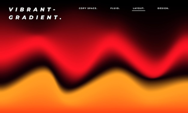 Vector vibrant gradient mesh background colorful blurred fluid color gradation backdrop