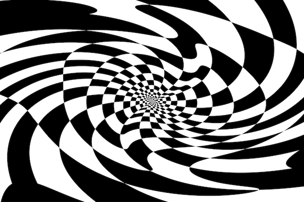 Vector vibrant and mesmerizing abstract psychedelic vector art background in a harmonious flow