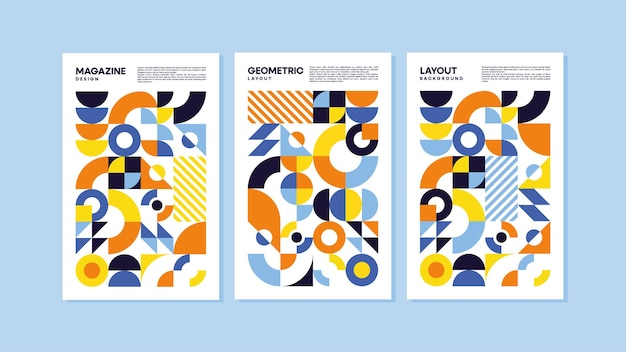 Vector vibrant pop art geometrics explore dynamic vector layouts in enthralling colors