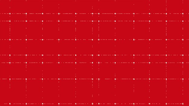 Vector vibrant sewing marks pattern on red background