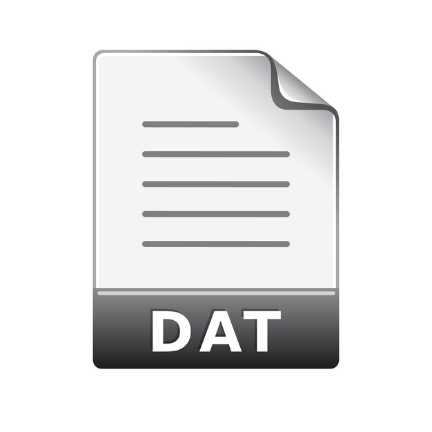 Vector video file format icon color vector illustration