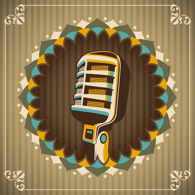 Vector vintage illustration